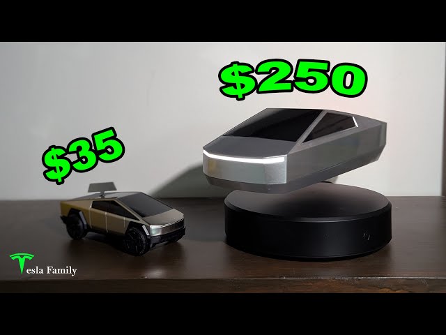 Unboxing the $35 Cybertruck Wind-Up Racer & $250 Levitating