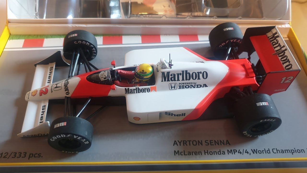 ミニチャンプス 1/18 マクラーレン MP4/4 A.セナ Marlboro