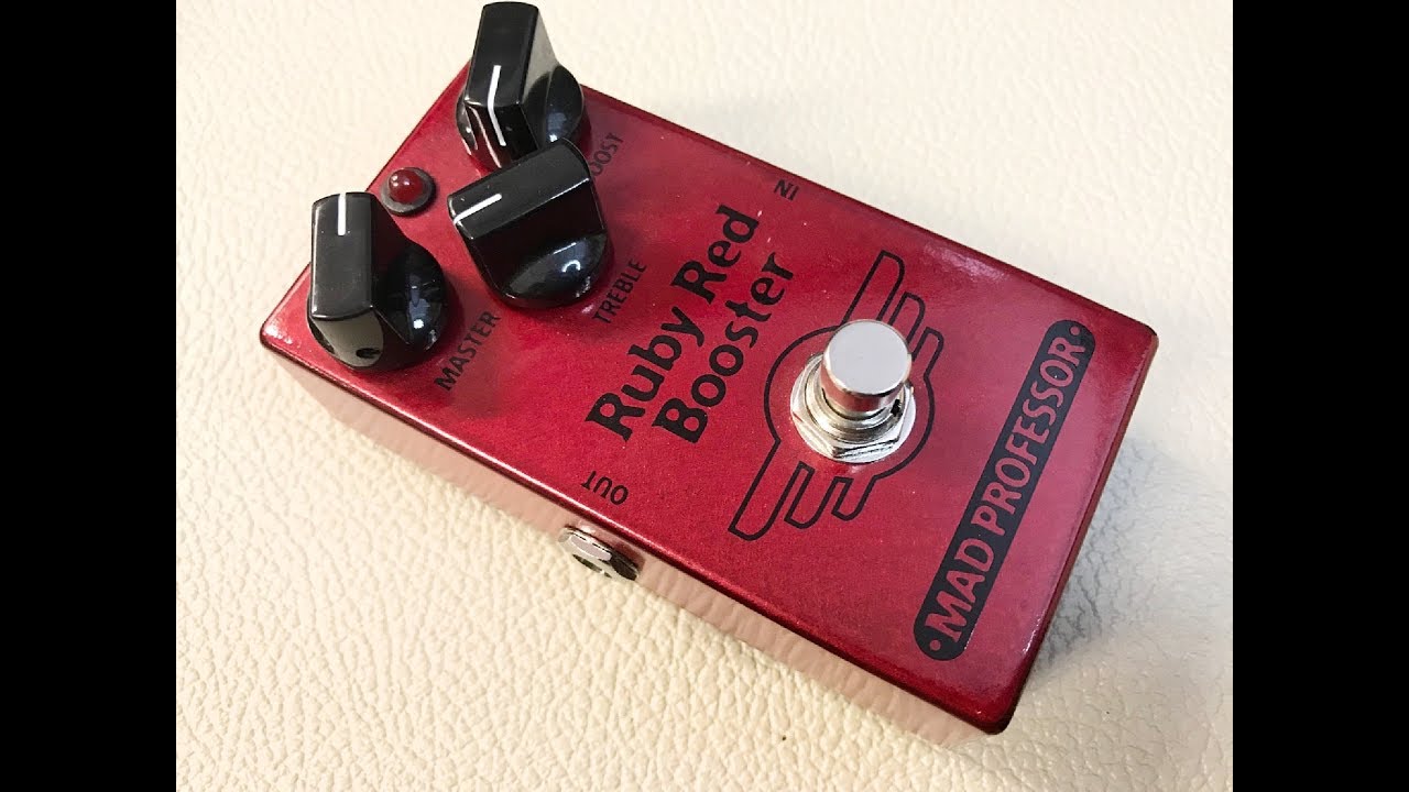 Mad Professor Ruby Red Booster - YouTube