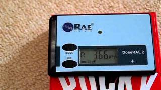 放射線測定器 RAE Systems DoseRAE2 レビュー