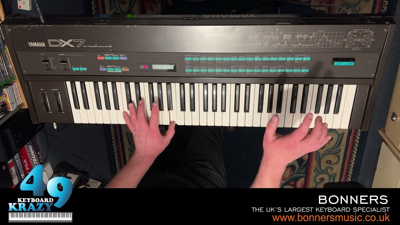 Yamaha DX7 Synthesizer - 64 Sound Patches From VRC-101 ROM