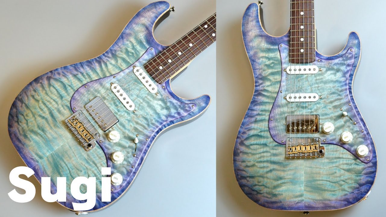 木材倉庫から選定した6Aキルトメイプルの極上個体 - YouTube