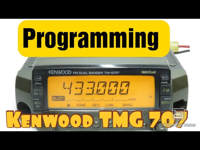 KENWOOD FMデュアルバンダー TM-G707 KENWOOD: TM-G707A/E FM DUAL BANDER