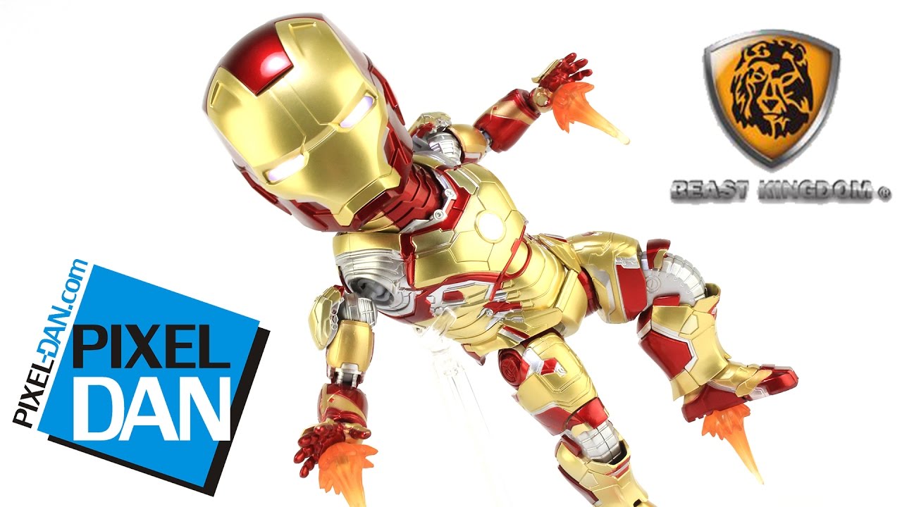 Iron Man Mark 42 Marvel Egg Attack Beast Kingdom Action Figure