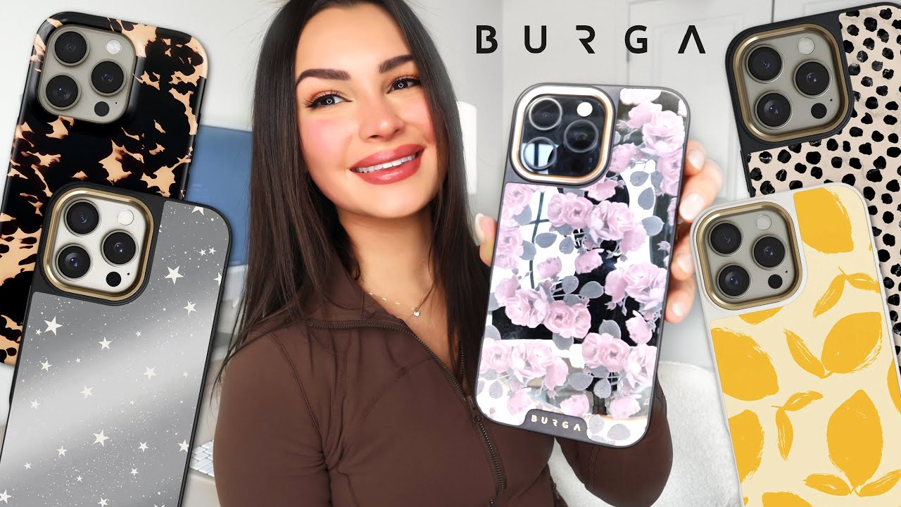 BURGA Elite Mirror case haul & review *iphone 16 pro max cases
