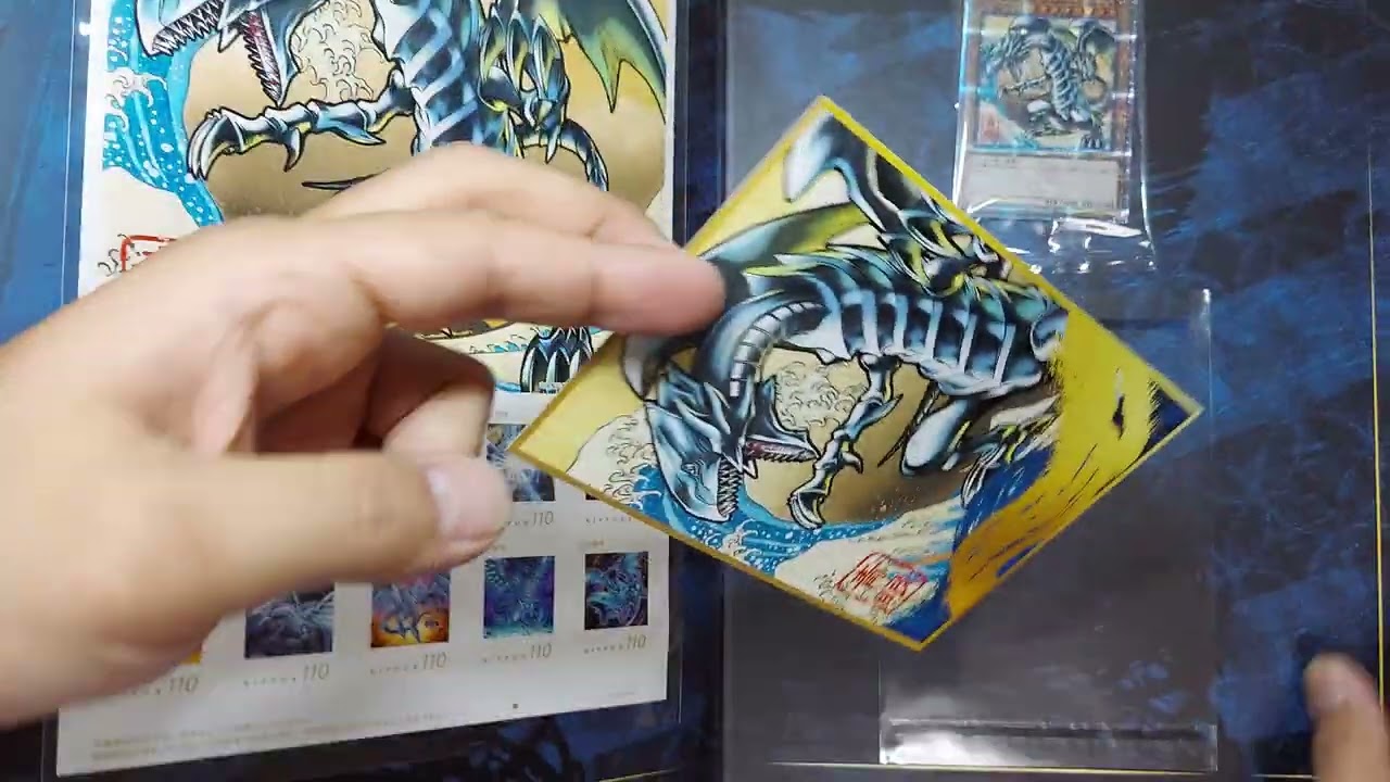 遊戯王OCG デュエルモンスターズ 25周年記念ブルーアイズ浮世絵❃開け