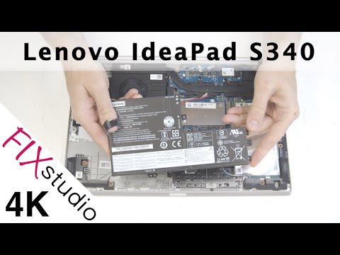 Lenovo IdeaPad S340 - disassemble - YouTube