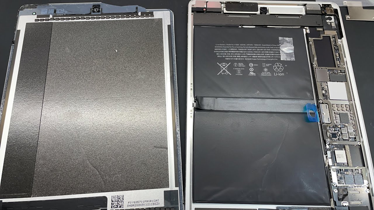 ジャンク】iPad 第9世代 64GB 画面割/部品取り修理用バッテリー92