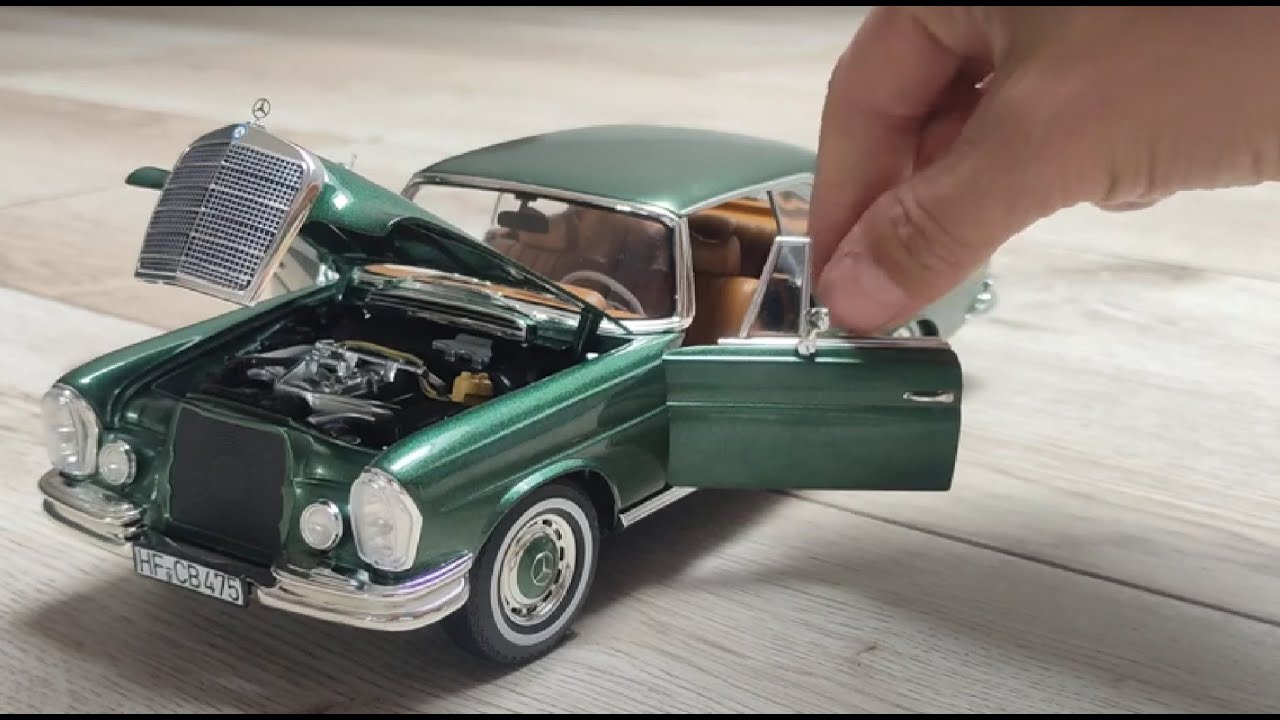 MERCEDES BENZ 250SE Coupe 1969 green Limited 1000pcs Norev 1:18