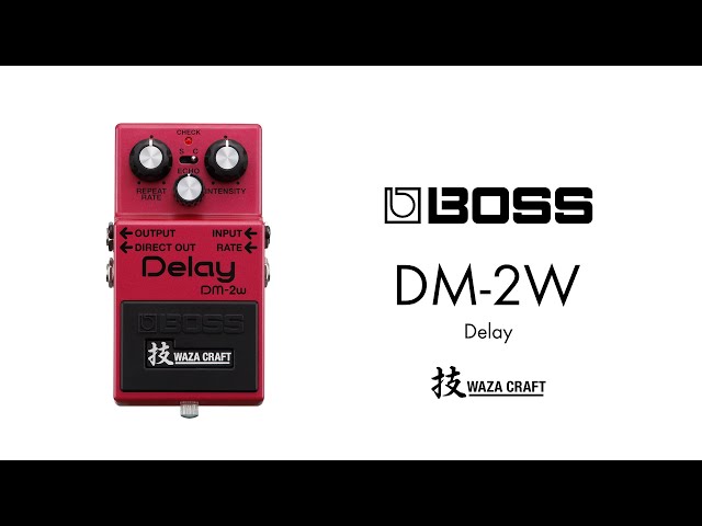 エフェクター 試奏動画】BOSS DM-2W Delay Waza Craft 技クラフト
