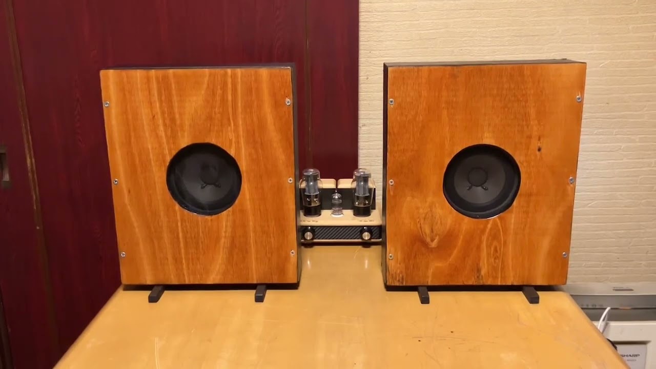 ミニ銀箱 アルテックCF204-8Aユニット使用スピーカーボックス ミニ銀箱