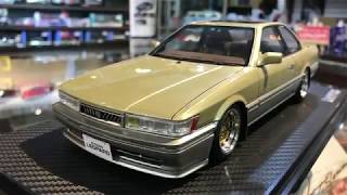 イグニッションモデル 1/43 日産 レパード F31 ゴールド