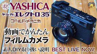 分解清掃済み☆ YASHICA ELECTRO35 ゴールドメカニカ初期保証☆➂ 分解