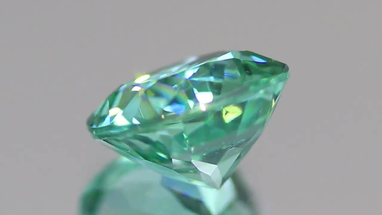 天然トルマリン 0.64ct 【美発色・ブルーグリーン】 ナイジェリア