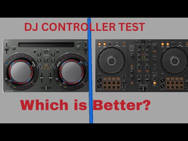 Testing the DDJ FLX 4 against the DDJ We-Go 4 (with djay app) to