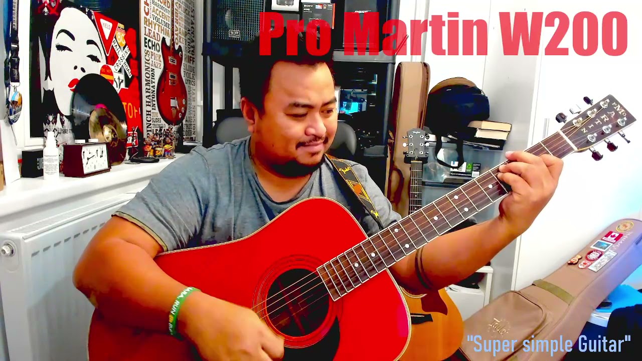 Pro Martin W-200 Made in Japan (1970)vinatge guitar - YouTube
