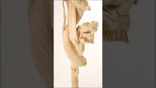 倶利伽羅剣｜木彫像ki-1674（zo-69） | 津山銘木有馬店