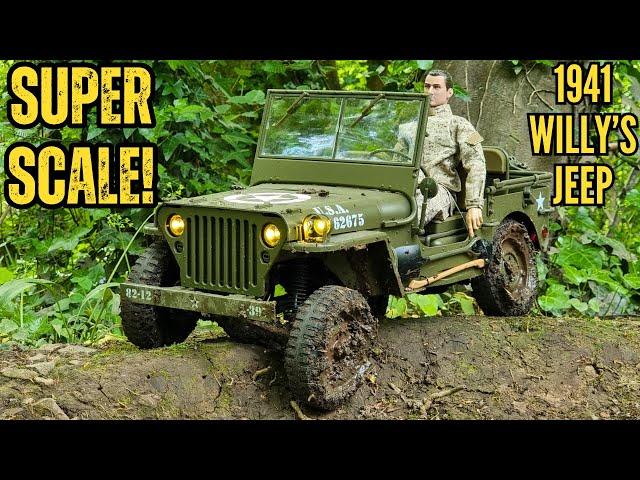 The BEST 1/6 RC Jeep - ROCHobby 1941 Willys Jeep MB Scaler - YouTube