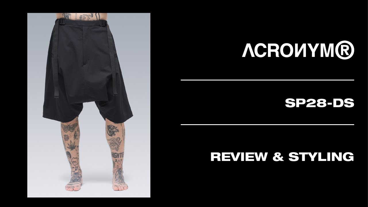 ACRONYM SP28-DS | Review & Styling | Water-Wicking Shorts - YouTube