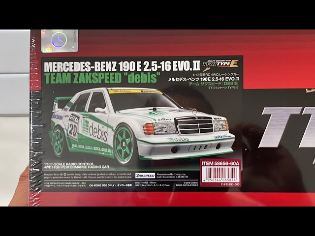UNBOXING Tamiya Mercedes-Benz 190 E 2.5-16 EVO.II Zakspeed “debis