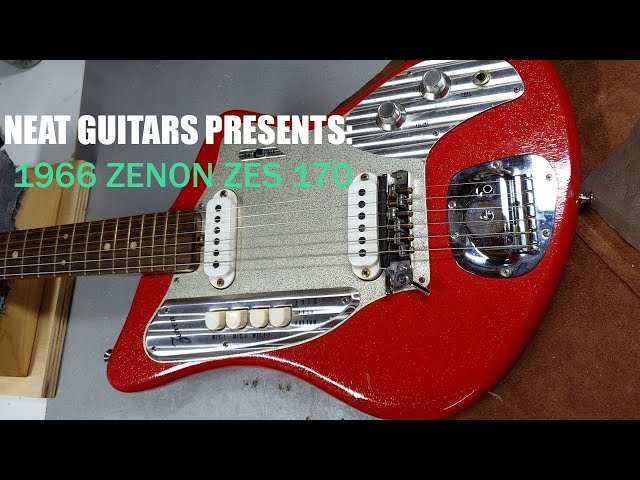 NEAT GUITARS PRESENTS:1966 ZENON ZES 170, NEAT Red SPARKLE, start