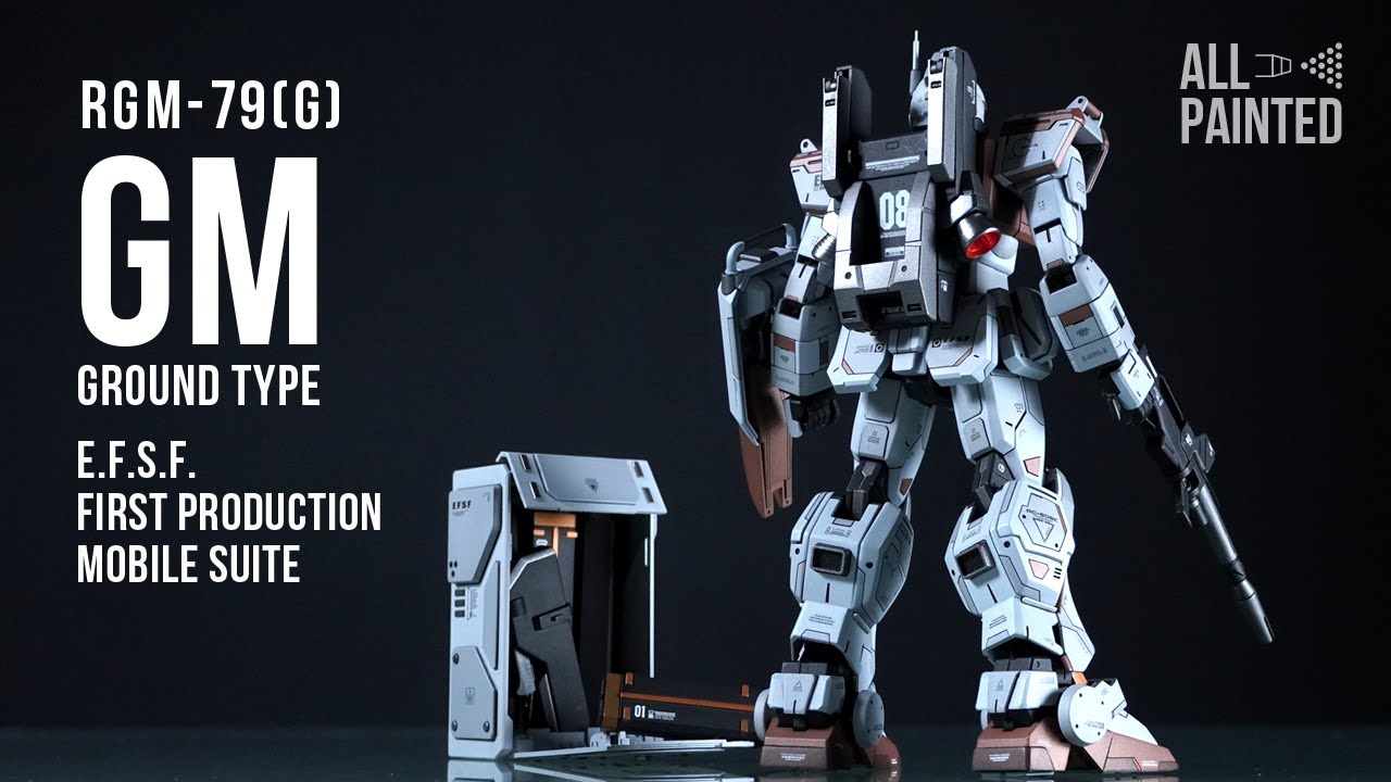 036【ガンプラ全塗装】MG GM [G]（MG陸戦型ジム） - YouTube