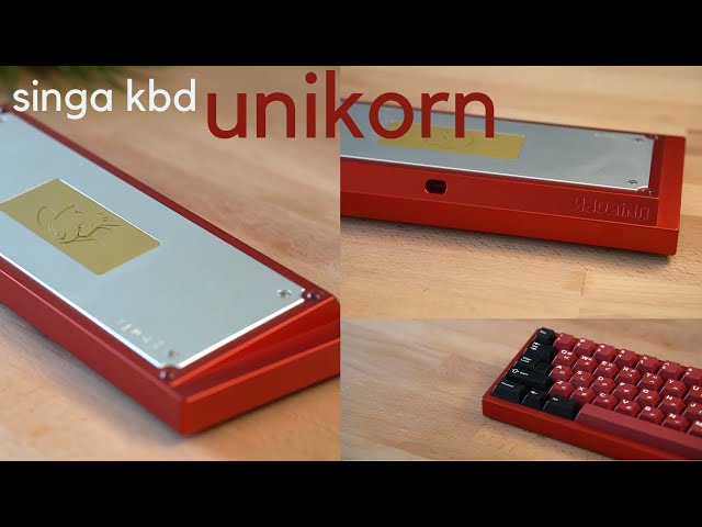 TGR x Singa x GSK Unikorn VKG Keyboard Typing Sound Test - YouTube