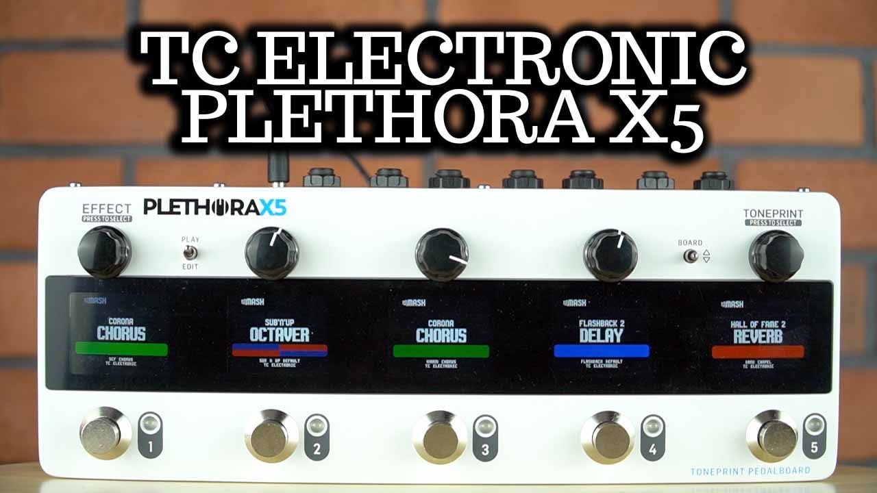 TC ELECTRONIC PLETHORA X5 - Demo & Full Overview [ENGLISH] - YouTube