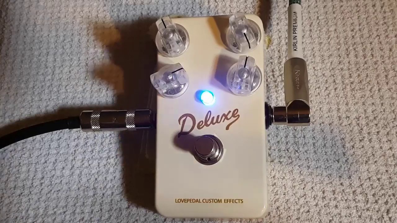 Lovepedal Deluxe 4 knob Overdrive - YouTube