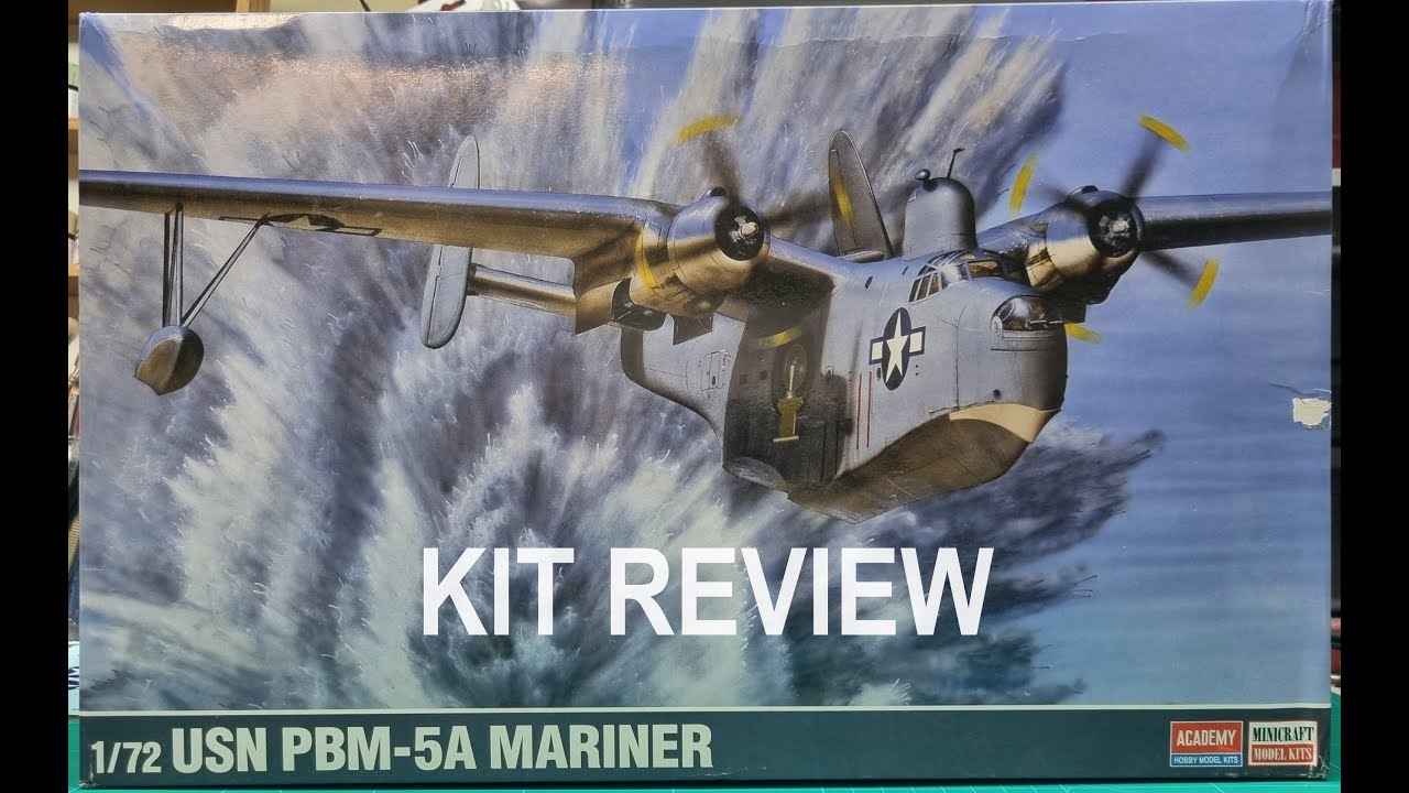1/72 Academy )Minicraft) USN PBM-5A Mariner Kit Review - YouTube