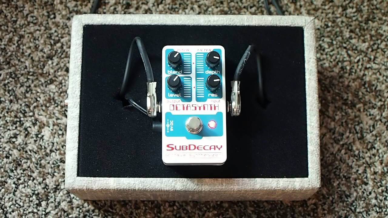 SubDecay Octasynth Octave Synthesizer - YouTube