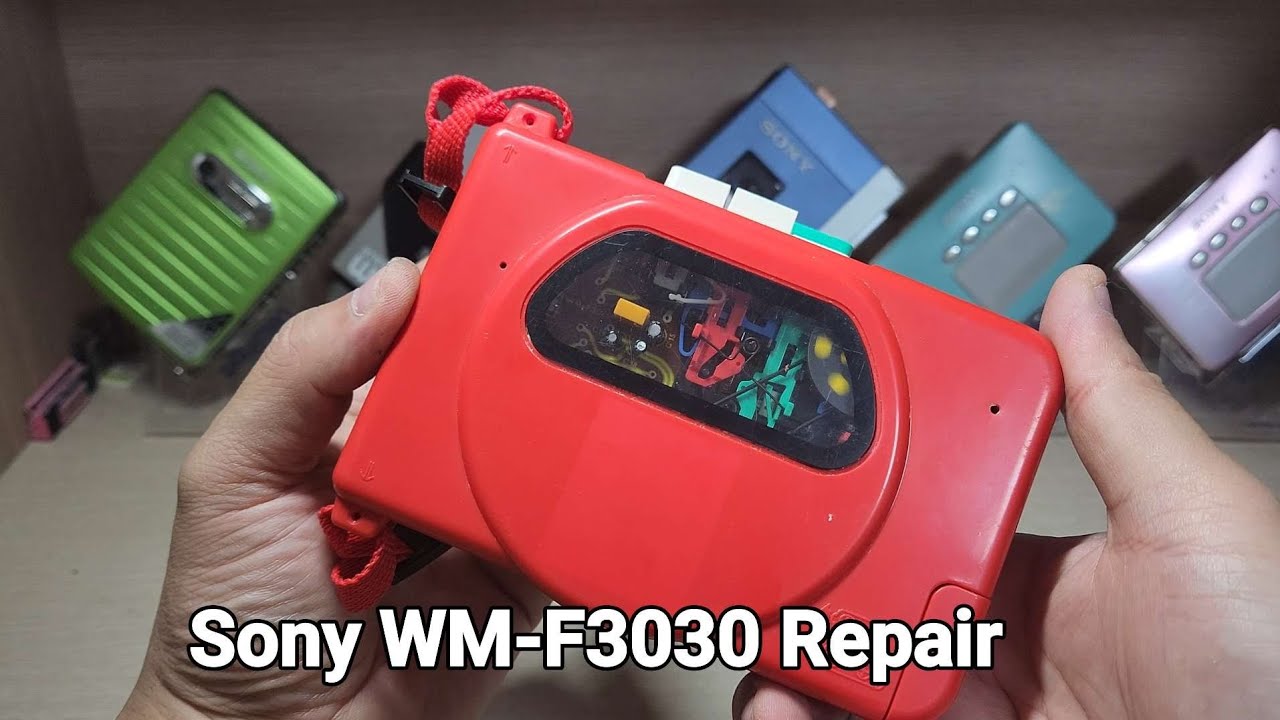 Sony WM-F3030 Repair Cassette Player Walkman - YouTube