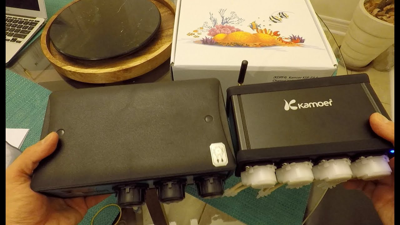 Kamoer F4 WIFI doser unboxing, setup and review - YouTube