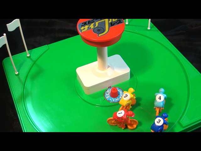電動トイ】トミー スピードサイクルレース ゲーム 昭和 競輪 競争