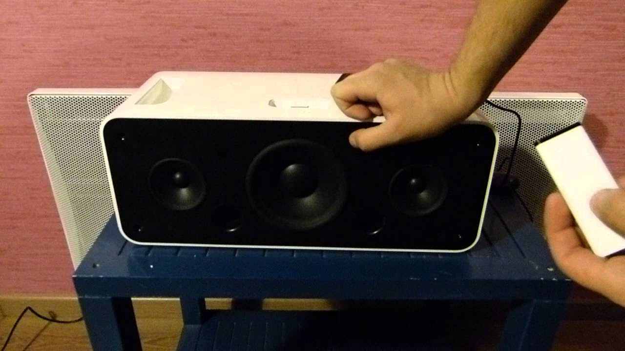 Test de l'enceinte APPLE iPod HIFI - YouTube