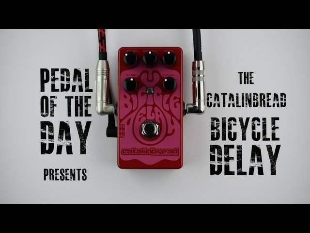 Catalinbread Bicycle Delay Guitar Effects Pedal Demo - YouTube