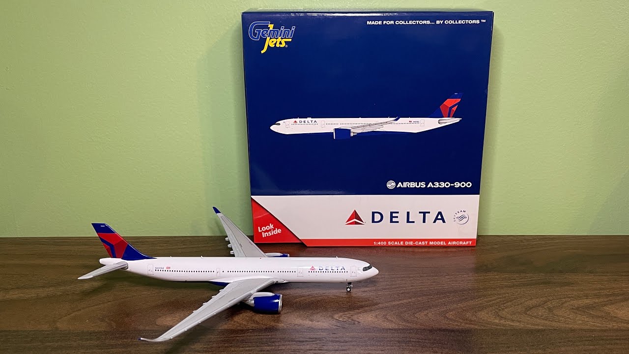 Gemini Jets 1:400 Delta A330-900neo Model Review - YouTube