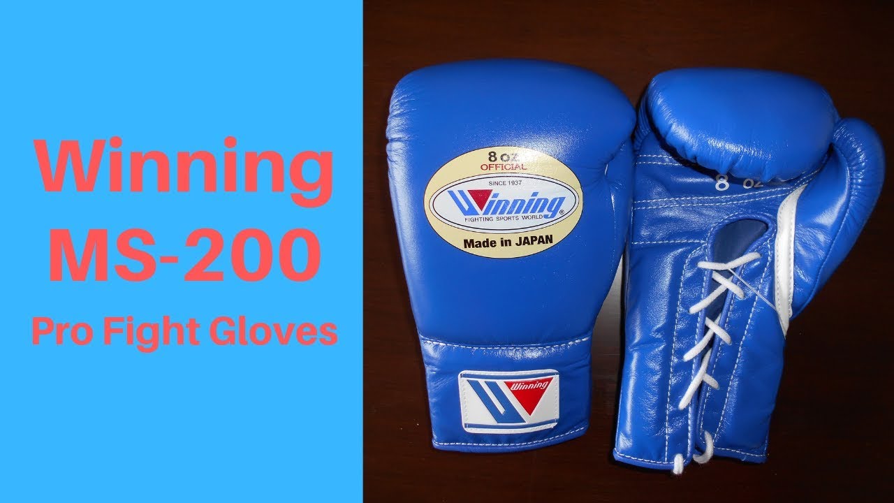 Winning ボクシンググローブ MS200 青 8oz Winning Boxing Gloves