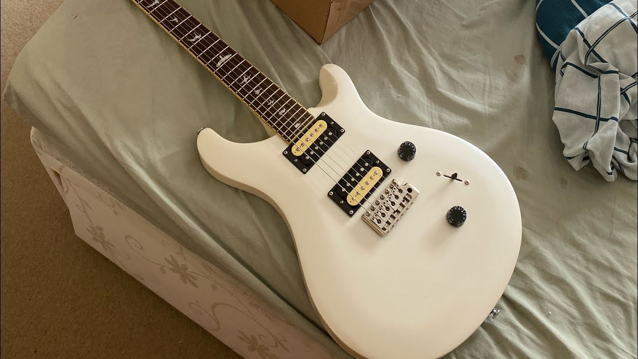 PRS SE Standard 24 Electric Guitar, Limited Edition White Pearl