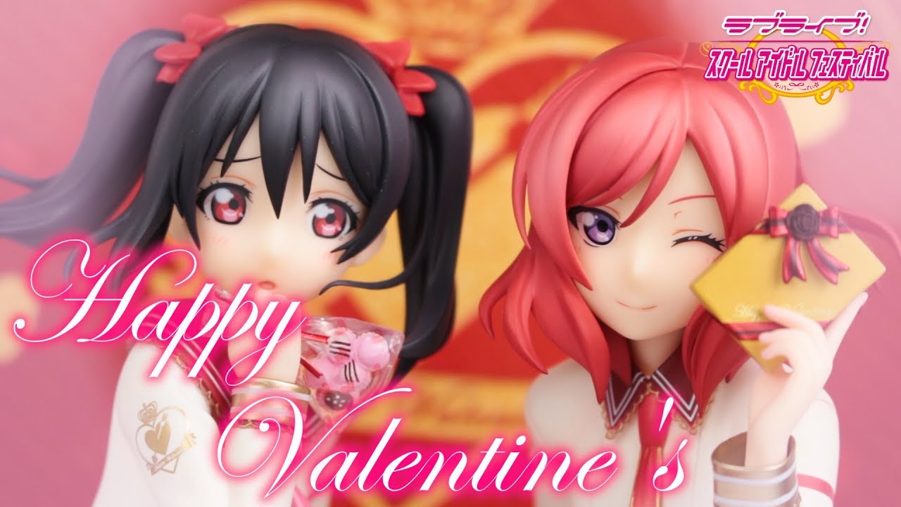 薄紙付】矢澤にこ＆西木野真姫 バレンタイン編 1/7 スケールフィギュア