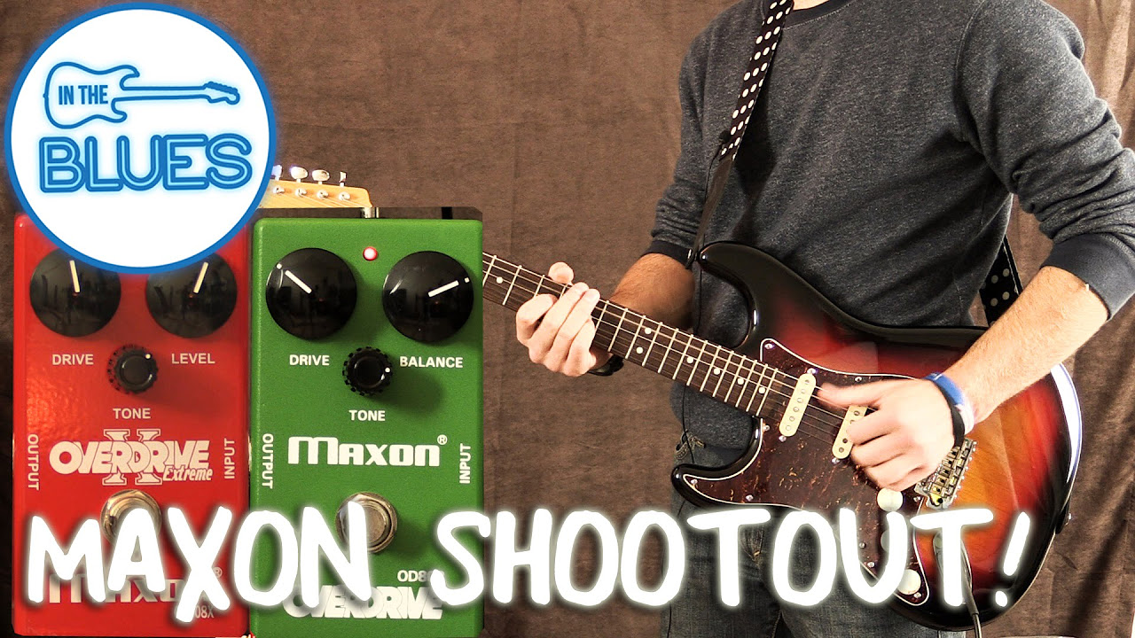 Maxon OD808 vs Maxon OD808X Overdrive Pedal Shootout - YouTube