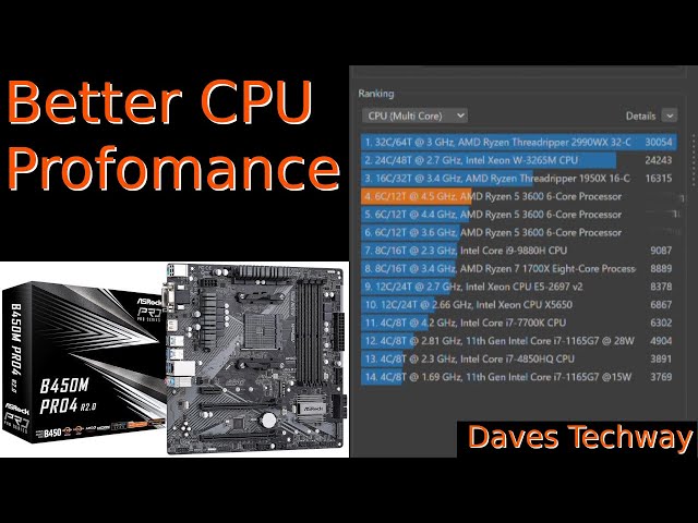 Asrock B450M Pro4 CPU Overclocking - YouTube