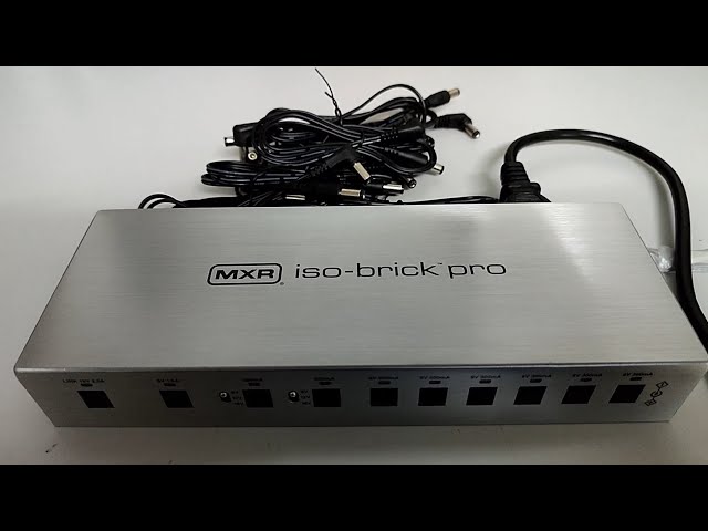 MXR® Iso-Brick™ Pro Power Supply M242 (Unboxing) - YouTube