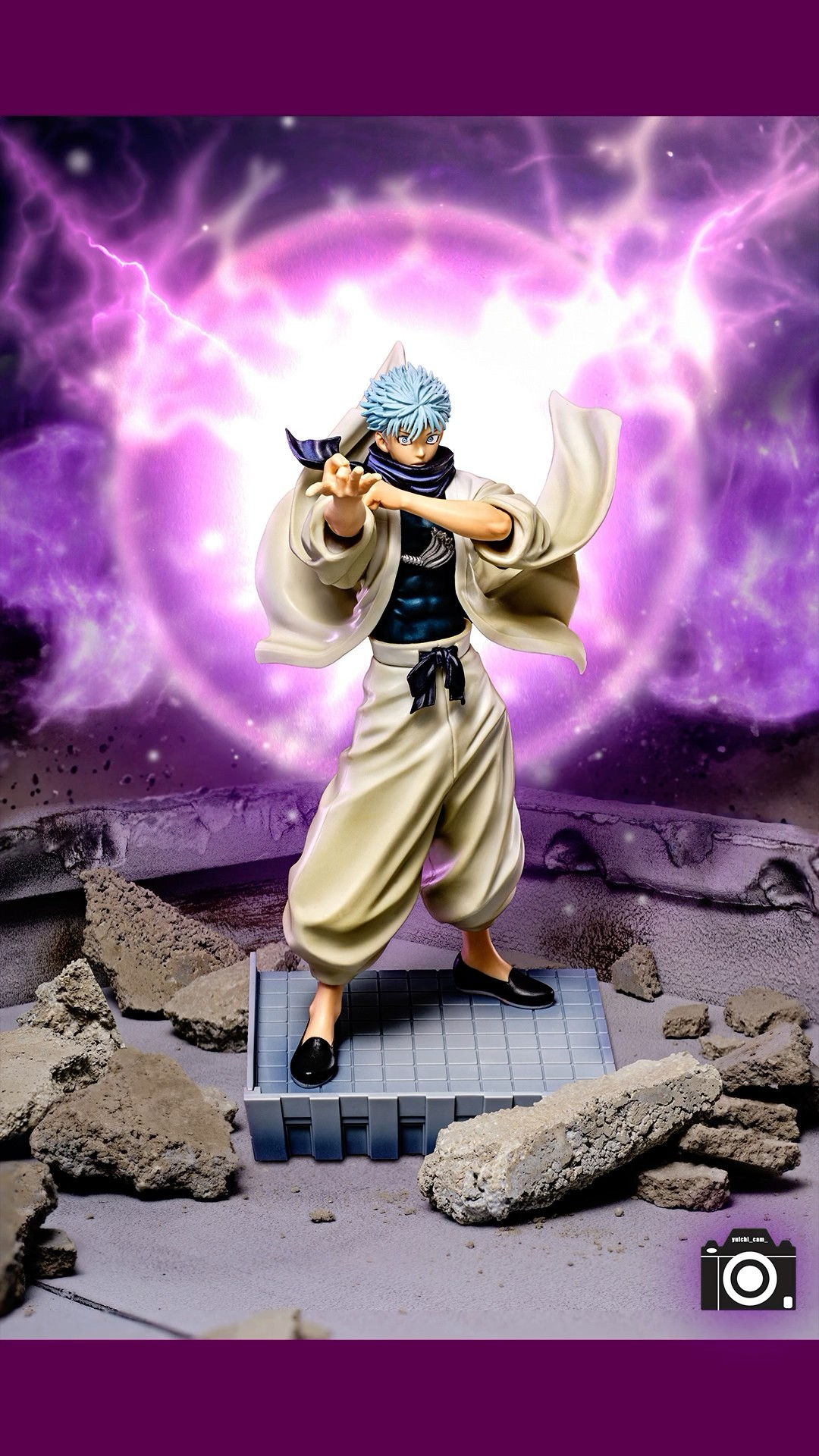 呪術廻戦五条悟フィギュア200% 虚式（紫） ジャンプGIGAセット