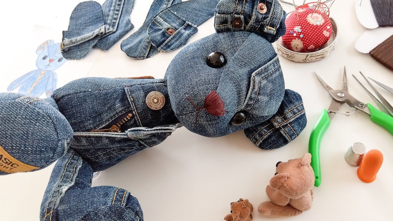 バギーズジーンズベア nao's デニムを履いたくまのぬいぐるみ レトロ