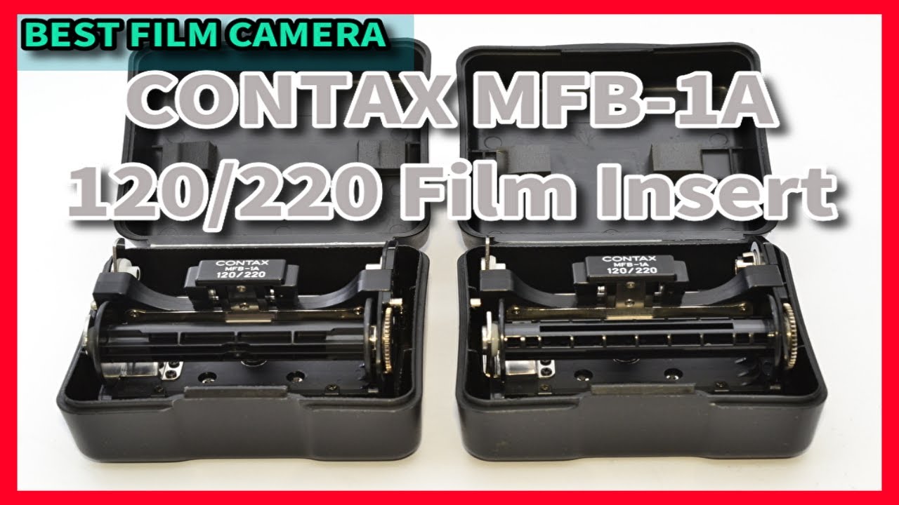 CONTAX 645用 120/220フィルムインサートMFB-1A 美品 【公式通販】