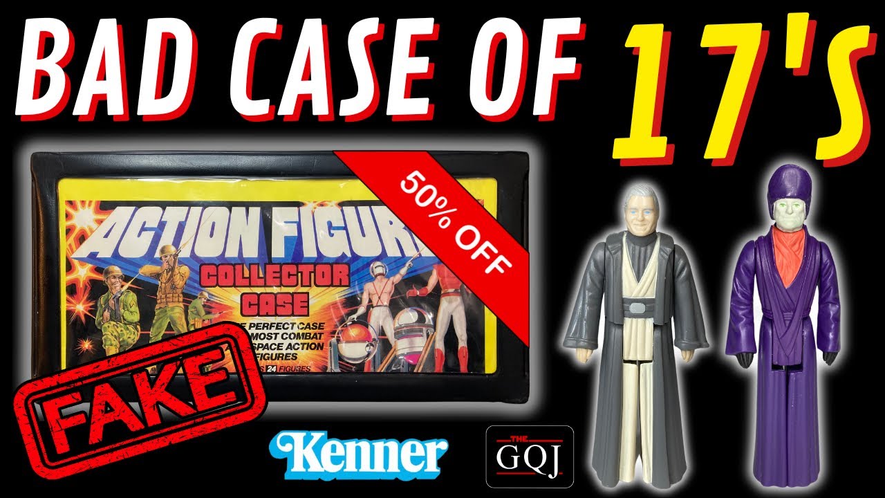 Fake Vintage Star Wars Collector Case & Last 17 Action Figures
