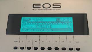 YAMAHA EOS B900 DEMO SONG / SOUND DISK TK4000 