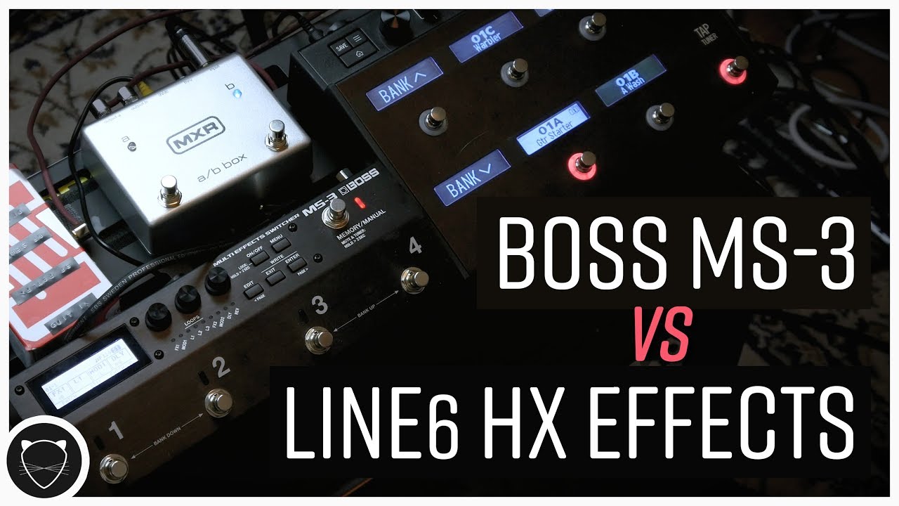 Line 6 HX Effects vs BOSS MS-3 - YouTube