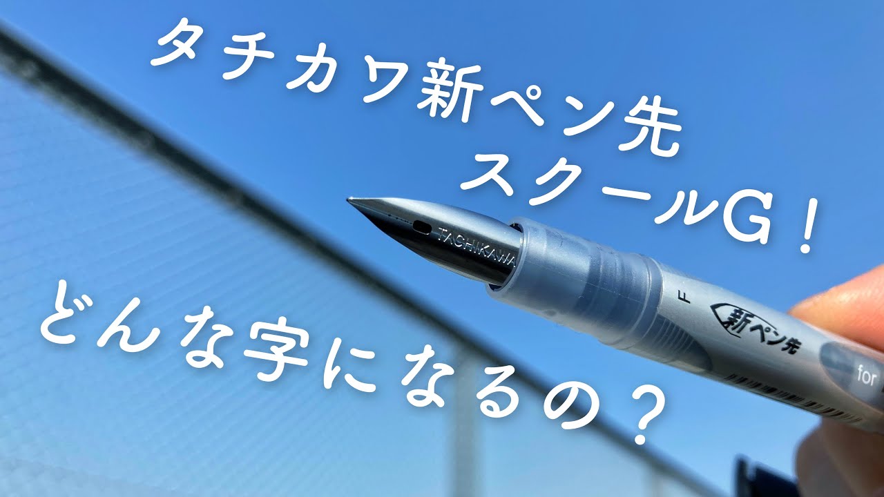 え、実はコレ最強なんじゃね？タチカワの新ペン先スクールGを普段使い